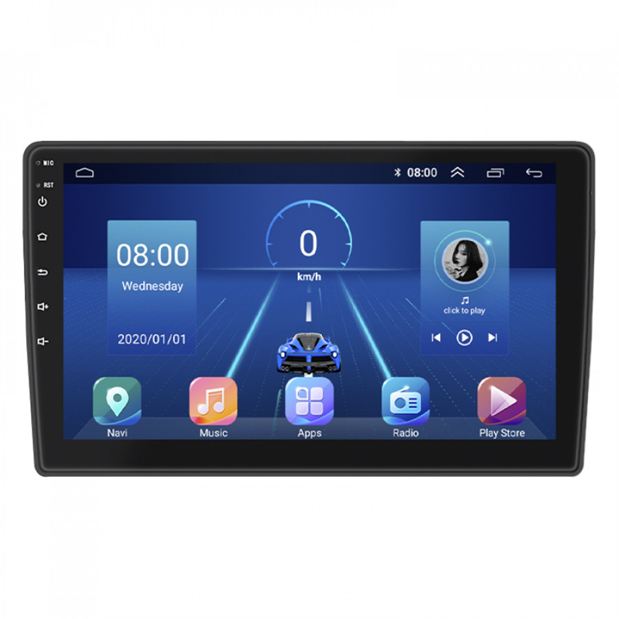 Штатная магнитола Lesko для Citroen Jumpy II 2007-2012 экран 9" 6/128Gb 4G Wi-Fi GPS Top
