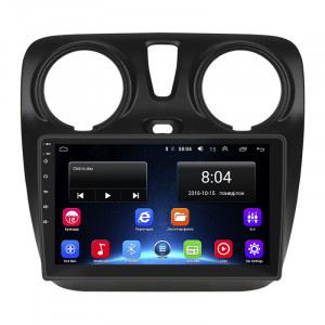 Штатная магнитола Lesko для Dacia Lodgy ver 2 2012-2017 экран 9" 2/32Gb Wi-Fi GPS Base