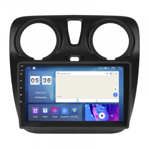 Штатная магнитола Lesko для Dacia Lodgy ver 2 2012-2017 экран 9" 4/64Gb CarPlay 4G Wi-Fi GPS Prime