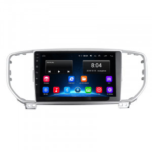 Штатная магнитола Lesko для Kia Sportage IV ver 2 2016-2018 экран 9" 2/32Gb Wi-Fi GPS Base