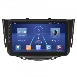 Штатная магнитола Lesko для Lifan X60 I Рестайлинг 2015-2016 экран 9" 4/64Gb 4G Wi-Fi GPS Top