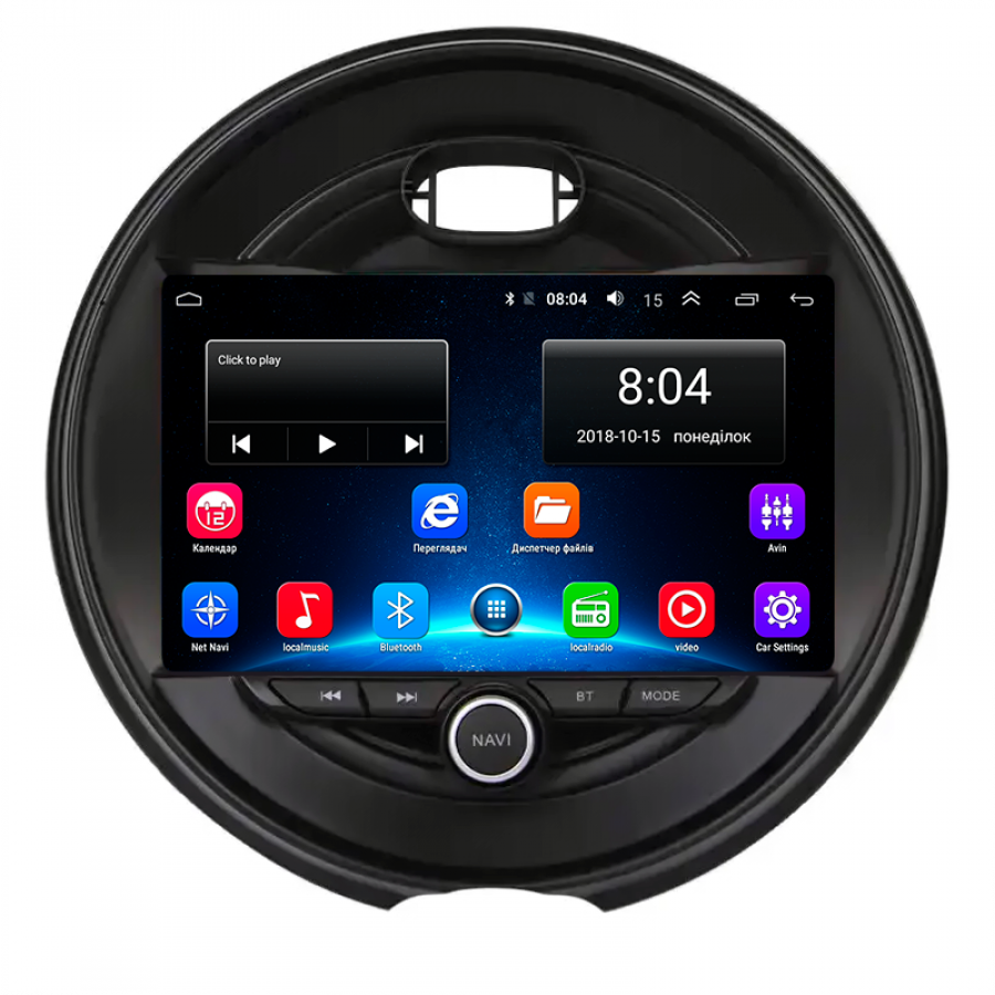 Штатная магнитола Lesko для MINI Clubman II Рестайлинг 2019-н.в. экран 9" 2/32Gb Wi-Fi GPS Base