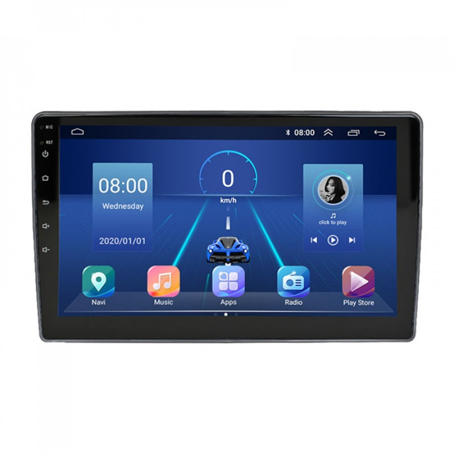 Штатная магнитола Lesko для Mitsubishi Airtrek  2001-2008 экран 10" 6/128Gb 4G Wi-Fi GPS Top