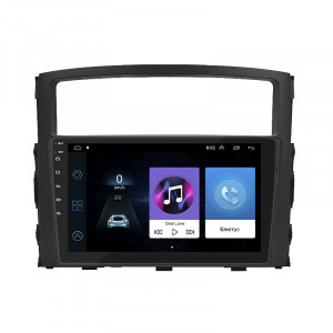Штатная магнитола Lesko для Mitsubishi Montero IV 2006-н.в. экран 9" 2/32Gb Wi-Fi GPS Base
