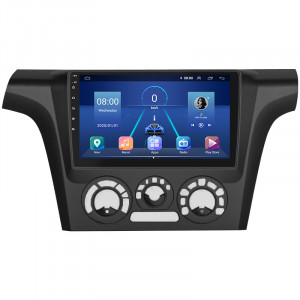 Штатная магнитола Lesko для Mitsubishi Outlander Left wheel 2003-2006 экран 9" 4/64Gb 4G Wi-Fi GPS Top