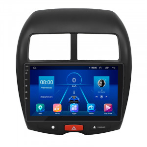 Штатная магнитола Lesko для Mitsubishi RVR III 2010-2012 экран 10" 6/128Gb 4G Wi-Fi GPS Top