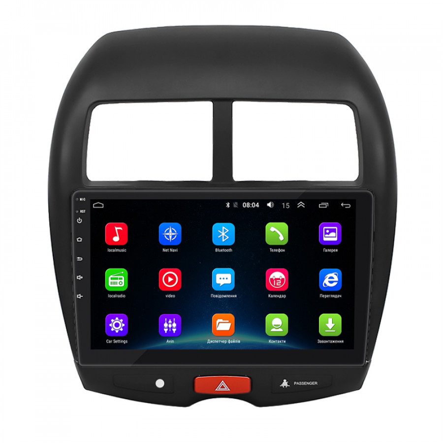 Штатная магнитола Lesko для Mitsubishi RVR III Рестайлинг 2012-2017 экран 10" 2/32Gb Wi-Fi GPS Base