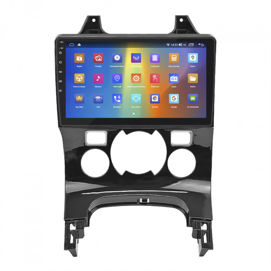 Штатная магнитола Lesko для Peugeot 3008 I Рестайлинг 2013-2016 экран 9" 2/32Gb CarPlay 4G Wi-Fi GPS Prime