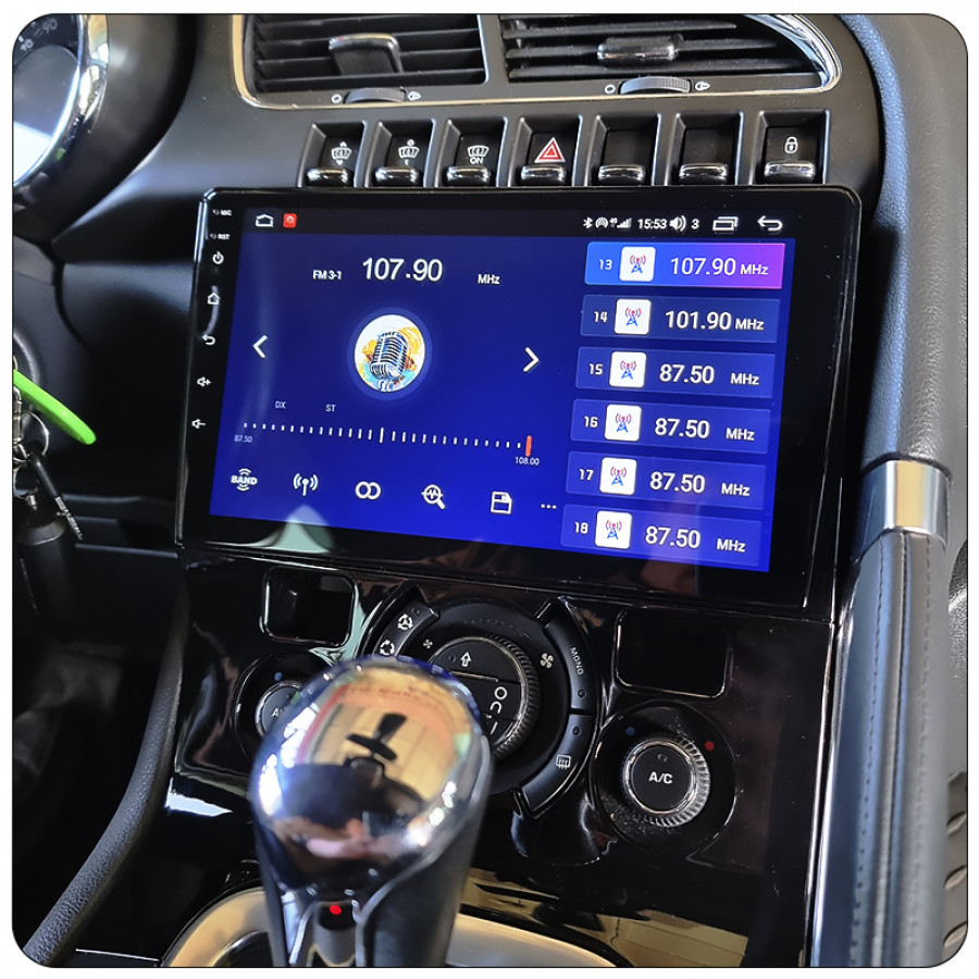 Штатная магнитола Lesko для Peugeot 5008 I Рестайлинг 2013-2016 экран 9" 4/64Gb CarPlay 4G Wi-Fi GPS Prime