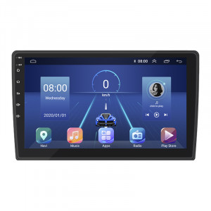 Штатная магнитола Lesko для Peugeot Partner II 2008-2012 экран 9" 4/64Gb 4G Wi-Fi GPS Top