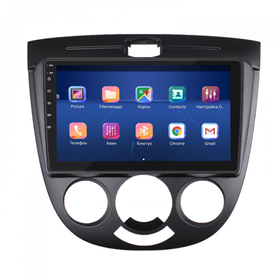 Штатная магнитола Lesko для Chevrolet Nubira  2003-2010 экран 9" 4/64Gb 4G Wi-Fi GPS Top
