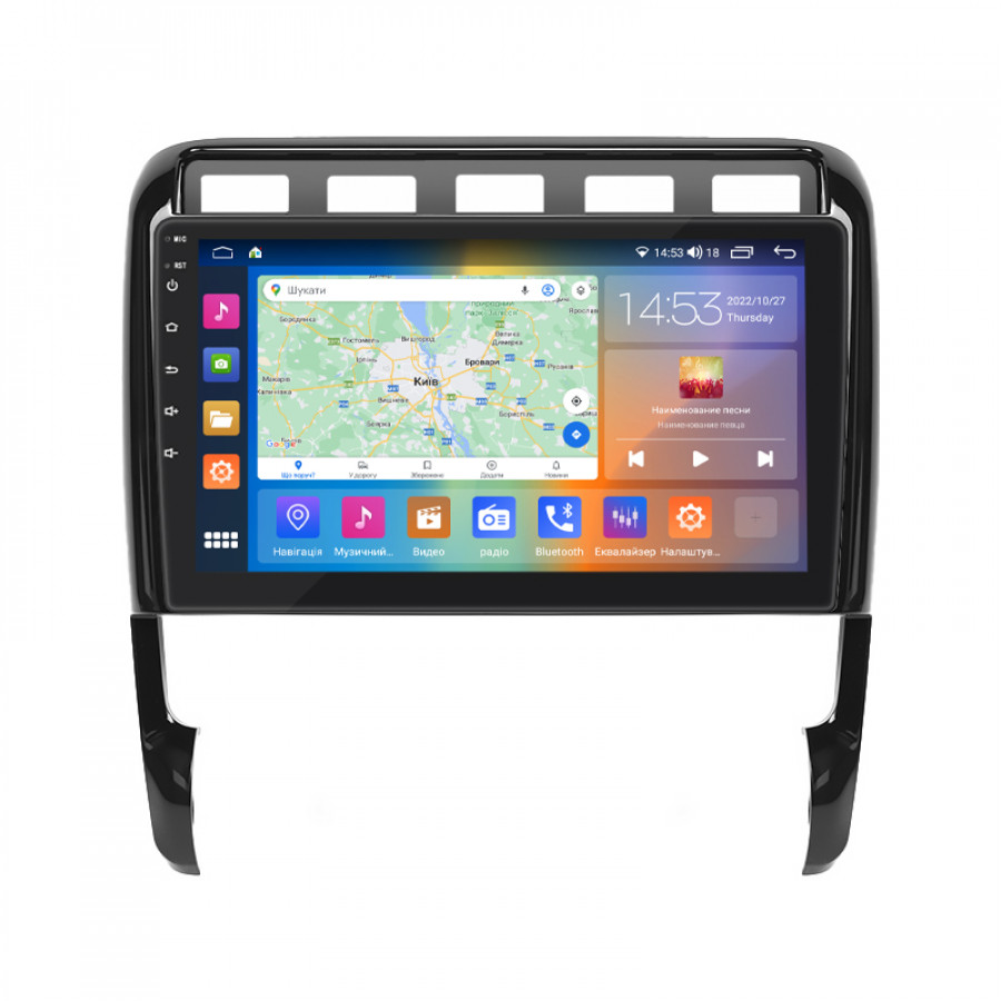 Штатная магнитола Lesko для Porsche Cayenne I Рестайлинг (957) 2007-2010 экран 9" 2/32Gb CarPlay 4G Wi-Fi GPS Prime