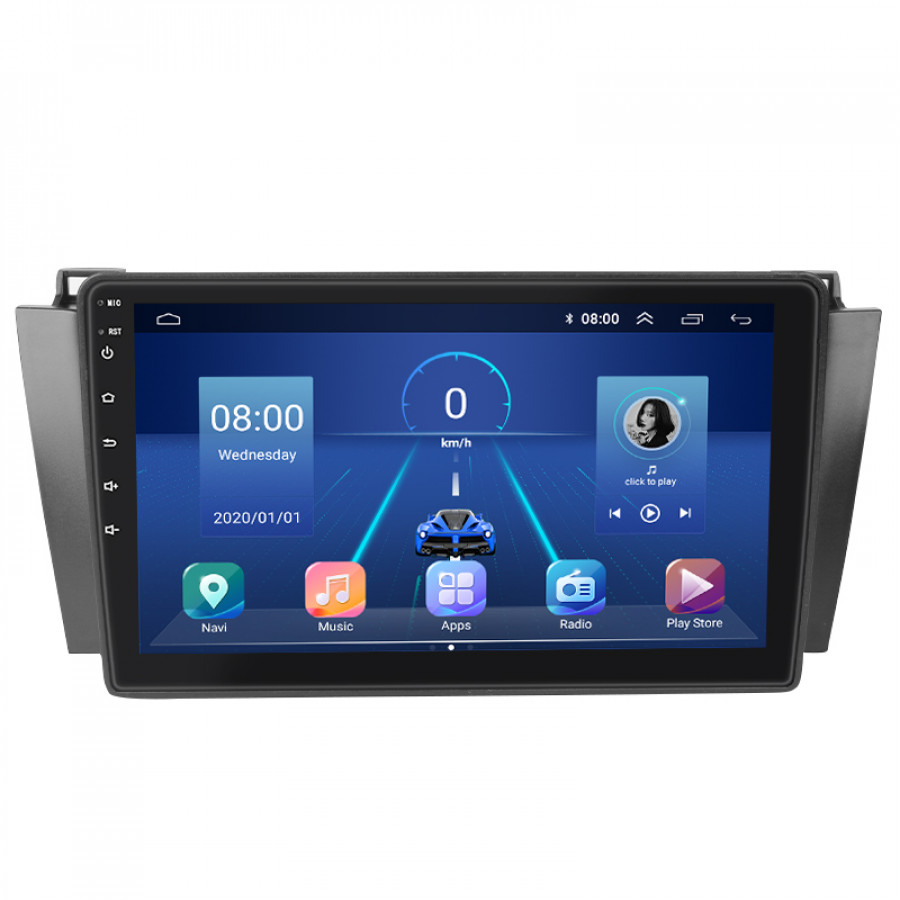Штатная магнитола Lesko для Toyota Camry Solara II 2003-2009 экран 9" 2/32Gb 4G Wi-Fi GPS Top
