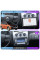 Штатная магнитола Lesko для Volkswagen Touran I Рестайлинг 2006-2010 экран 10" 4/64 QLED CarPlay 4G Wi-Fi GPS 360 Prime