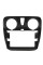 Переходная рамка Renault Dacia Dokker 2012-2021 Lodgy 2012-2022 Sandero 2012+ (7890) 9"