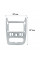 Переходная рамка Renault Dacia Logan 2009-2013 Sandero 2007-2011 Nissan NP200 2009+ Dacia Duster 2010-2013 (RE 021N) 7179 9" Silver