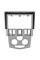 Переходная рамка Renault Logan 2004-2009 Dacia Logan 2004-2008 (RE 038N) 7174 9" Silver
