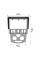 Переходная рамка Renault Logan 2004-2009 Dacia Logan 2004-2008 (RE 038N) 7174 9" Silver