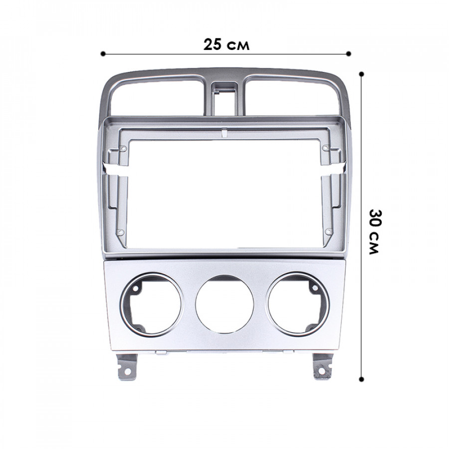 Переходная рамка Subaru Forester 2002-2008 (5290) 9" Silver