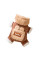 Комбинезон с капюшоном для собак Lucky 2410SXMJ0173 тедди с петлей для поводка Brown XS
