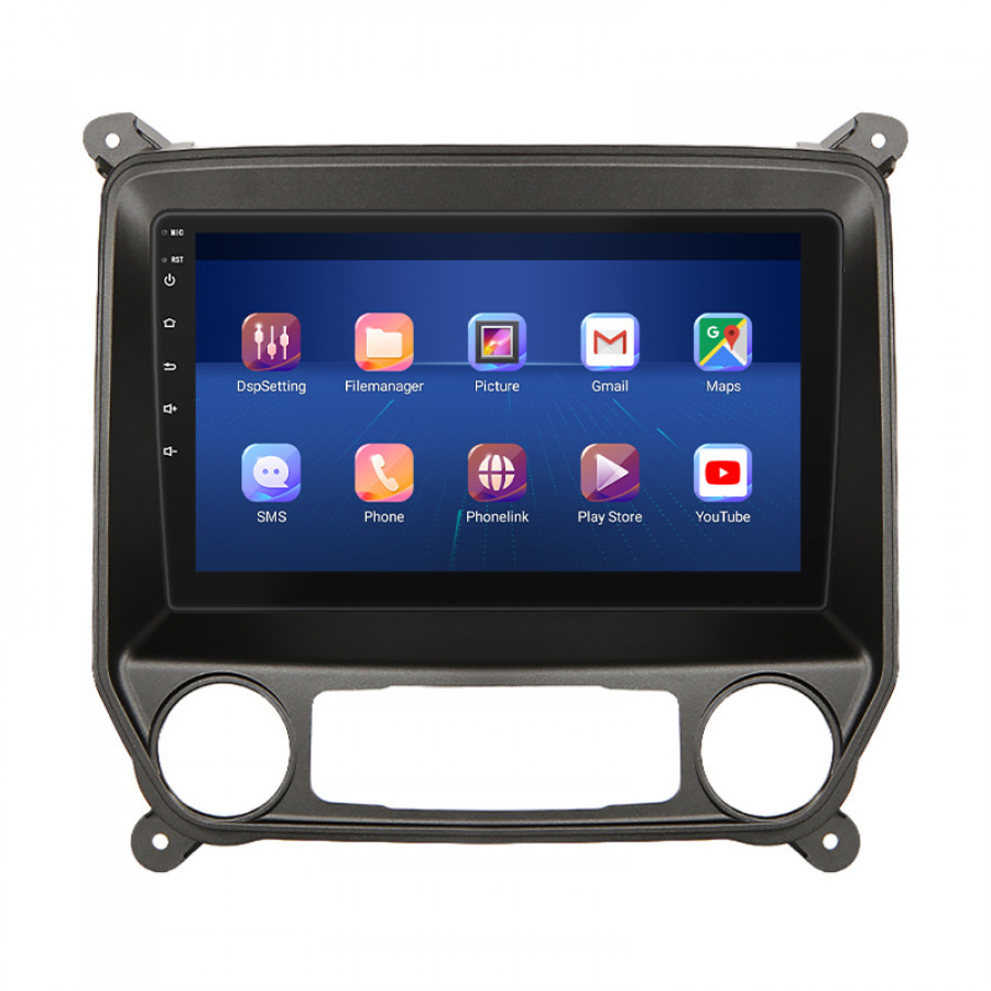 Штатная магнитола Lesko для Chevrolet Silverado III (K2XX) 2013-2015 экран 10" 4/64Gb 4G Wi-Fi GPS Top