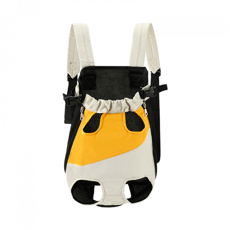 Рюкзак- кенгуру для животных A10010-YW Yellow White L