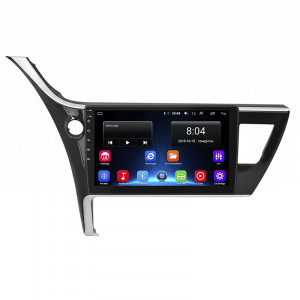 Штатная магнитола Lesko для Toyota Auris II Рестайлинг 2015-2018 экран 10" 2/32Gb Wi-Fi GPS Base