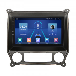 Штатная магнитола Lesko для Chevrolet Silverado III (K2XX) Рестайлинг 2015-2019 экран 10" 4/32Gb 4G Wi-Fi GPS Top