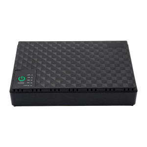 ИБП Andes DC10 для WI-Fi роутера 5V 9V 12V 10400mAh с защитой от короткого замыкания Black