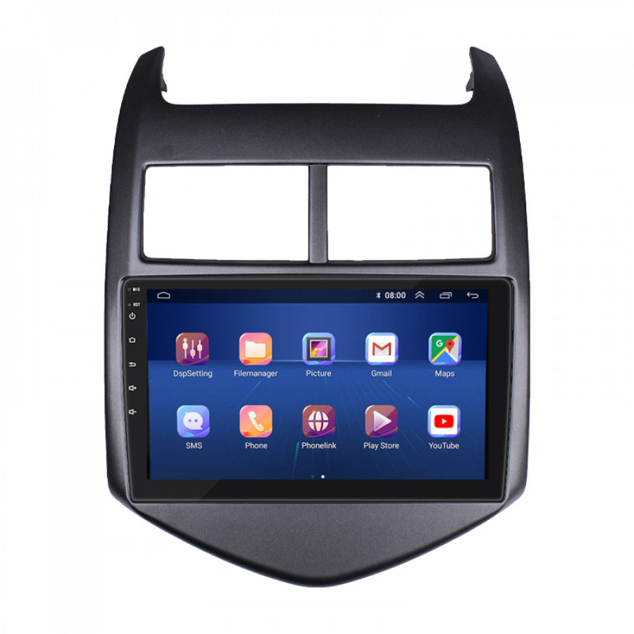 Штатная магнитола Lesko для Chevrolet Sonic I 2011-2016 экран 9" 2/32Gb 4G Wi-Fi GPS Top