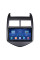 Штатная магнитола Lesko для Chevrolet Sonic I 2011-2016 экран 9" 6/128Gb 4G Wi-Fi GPS Top
