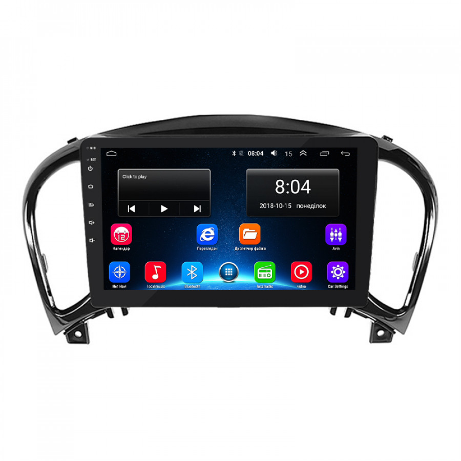 Штатная магнитола Lesko для Nissan Juke I 2010-2014 экран 9" 2/32Gb Wi-Fi GPS Base