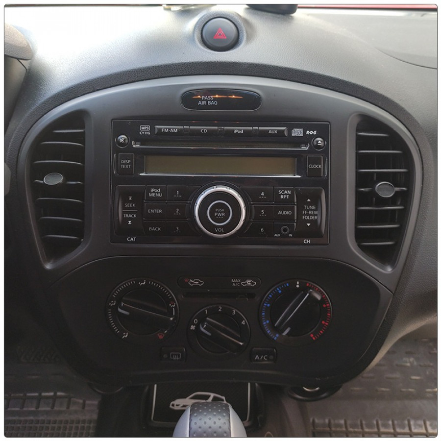 Штатная магнитола Lesko для Nissan Juke I Рестайлинг 2014-2019 экран 9" 6/128Gb 4G Wi-Fi GPS Top