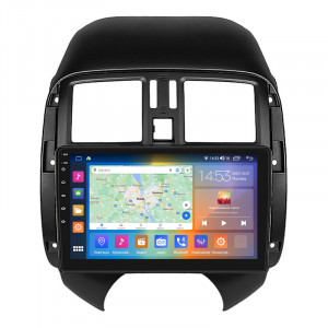Штатная магнитола Lesko для Nissan Latio I (N17) Рестайлинг 2014-2016 экран 9" 4/64Gb CarPlay 4G Wi-Fi GPS Prime