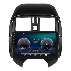 Штатная магнитола Lesko для Nissan Latio I (N17) Рестайлинг 2014-2016 экран 9" 4/64Gb 4G Wi-Fi GPS Top