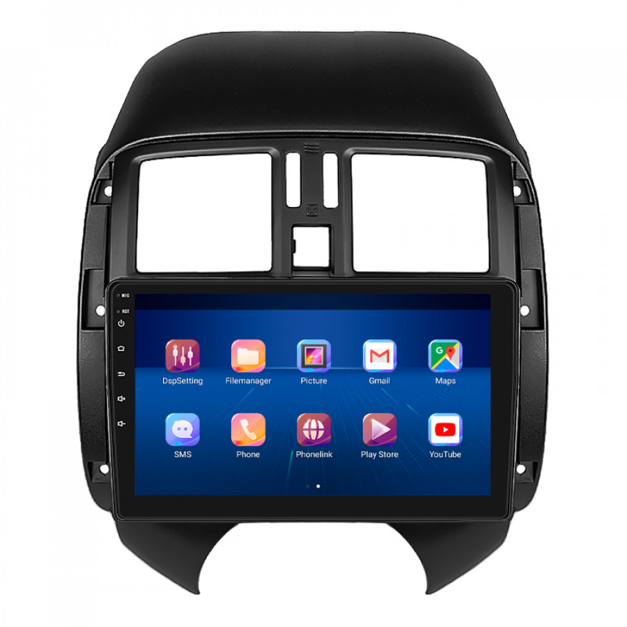 Штатная магнитола Lesko для Nissan Latio I (N17) Рестайлинг 2014-2016 экран 9" 6/128Gb 4G Wi-Fi GPS Top