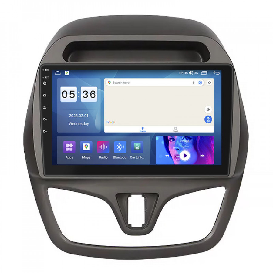 Штатная магнитола Lesko для Chevrolet Spark IV 2015-2018 экран 9" 4/64Gb CarPlay 4G Wi-Fi GPS Prime
