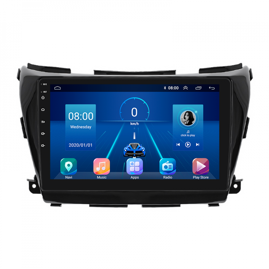 Штатная магнитола Lesko для Nissan Murano III (Z52) 2014-н.в. экран 10" 6/128Gb 4G Wi-Fi GPS Top