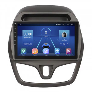 Штатная магнитола Lesko для Chevrolet Spark IV 2015-2018 экран 9" 4/64Gb 4G Wi-Fi GPS Top