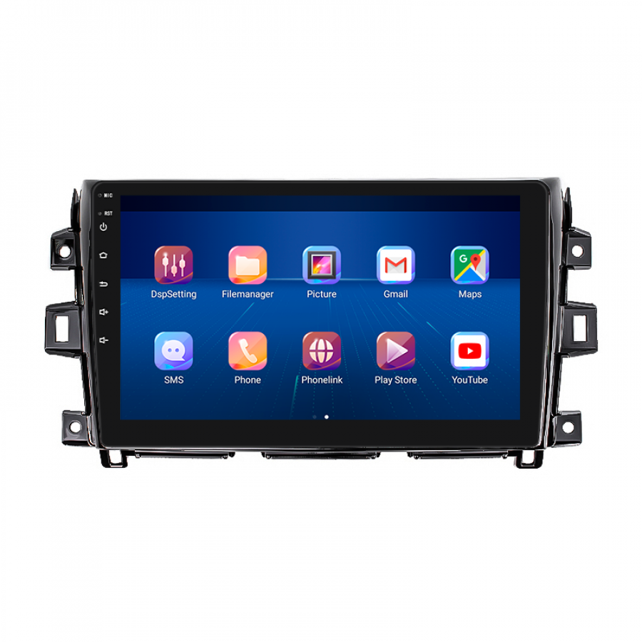 Штатная магнитола Lesko для Nissan Navara (Frontier) IV (D23) 2014-2016 экран 10" 6/128Gb 4G Wi-Fi GPS Top