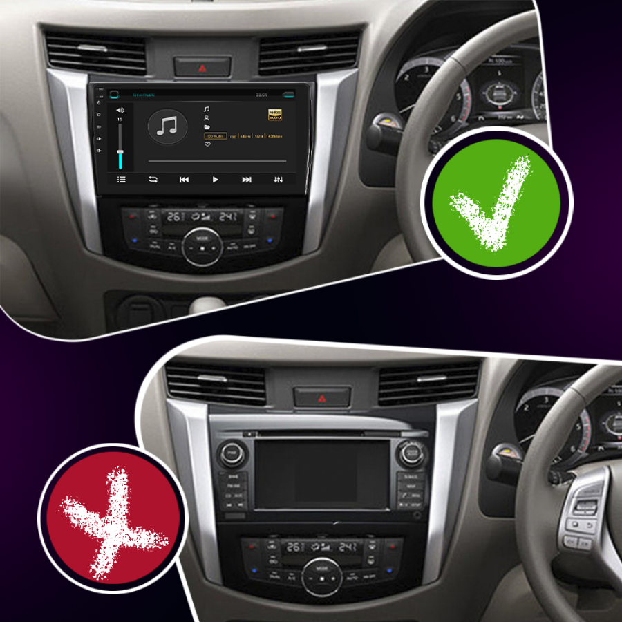 Штатная магнитола Lesko для Nissan Navara (Frontier) IV (D23) 2014-2016 экран 10" 6/128Gb 4G Wi-Fi GPS Top