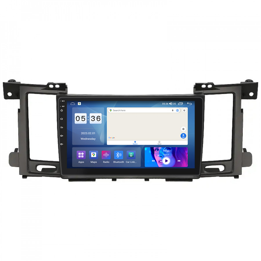 Штатная магнитола Lesko для Nissan Patrol VI (Y62) 2010-2014 экран 9" 2/32Gb CarPlay 4G Wi-Fi GPS Prime