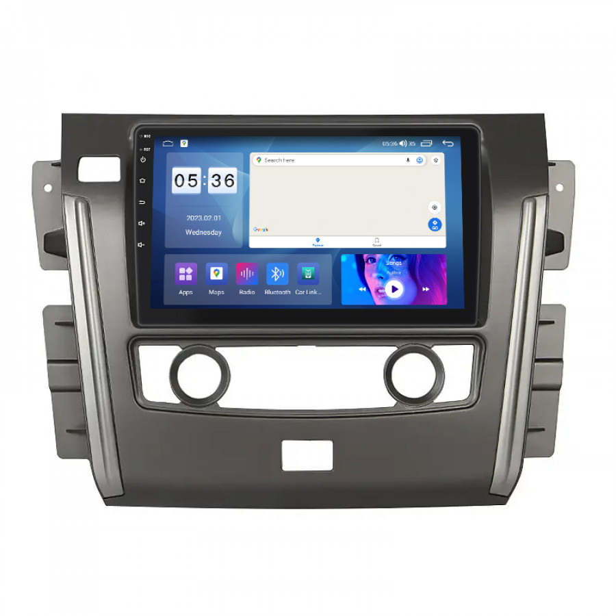 Штатная магнитола Lesko для Nissan Patrol VI (Y62) ver 2 2010-2020 экран 10" 4/64Gb CarPlay 4G Wi-Fi GPS Prime