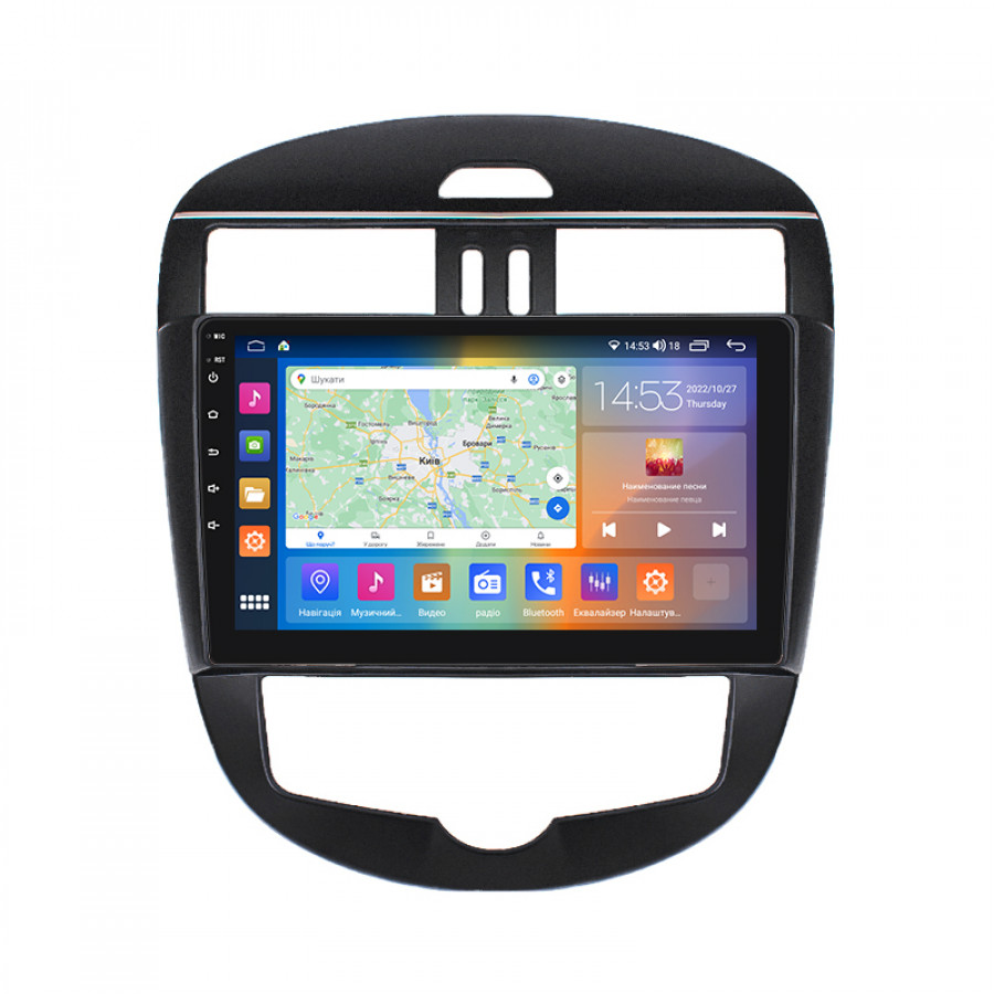 Штатная магнитола Lesko для Nissan Pulsar VI (C13) 2014-2018 экран 10" 4/64Gb CarPlay 4G Wi-Fi GPS Prime