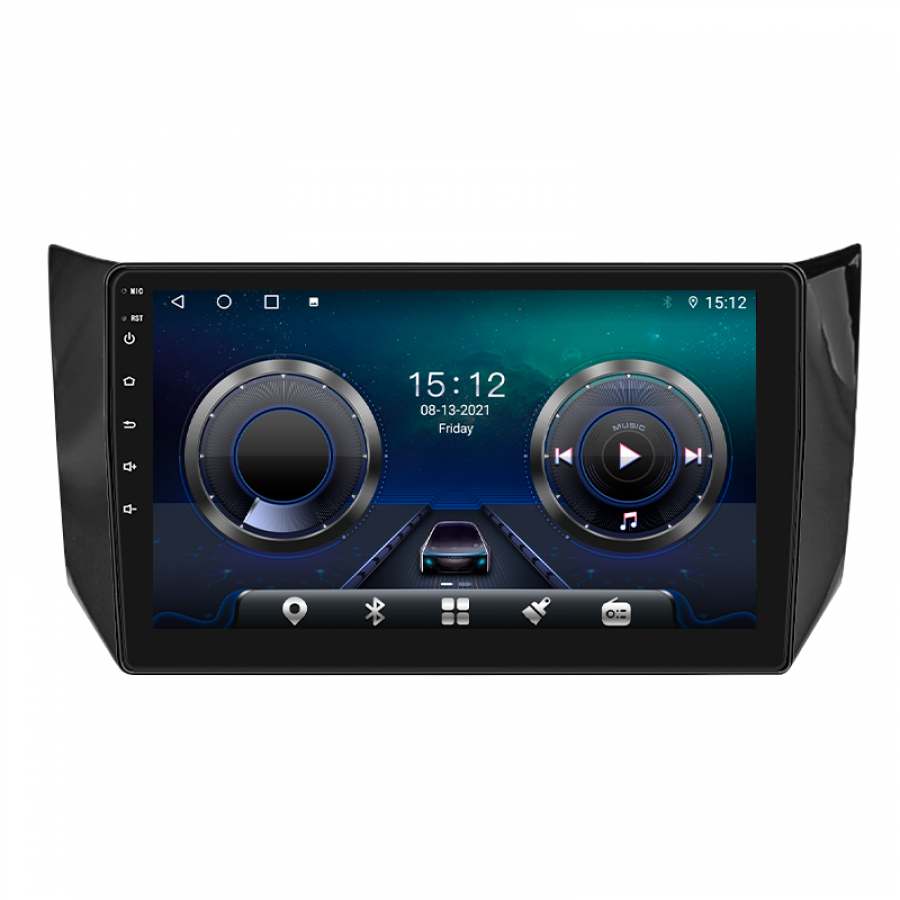 Штатная магнитола Lesko для Nissan Tiida II 2015-2018 экран 10" 2/32Gb Wi-Fi GPS Base