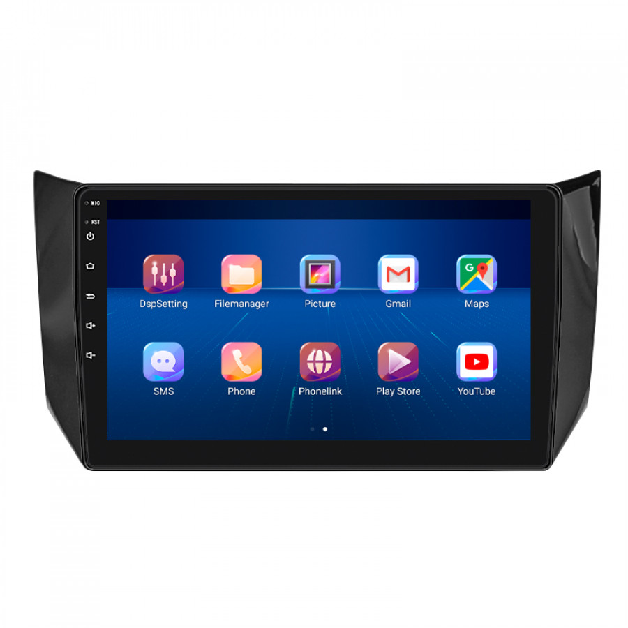 Штатная магнитола Lesko для Nissan Tiida II 2015-2018 экран 10" 4/32Gb 4G Wi-Fi GPS Top
