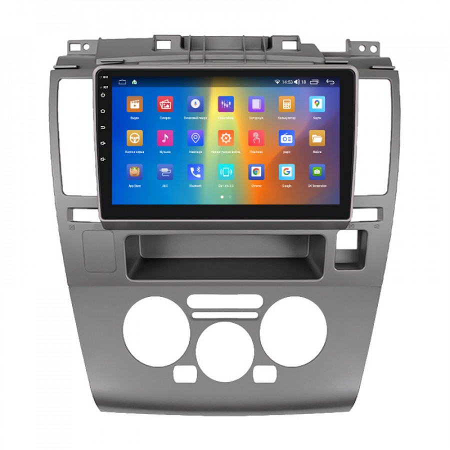 Штатная магнитола Lesko для Nissan Versa I 2006-2012 экран 9" 2/32Gb CarPlay 4G Wi-Fi GPS Prime