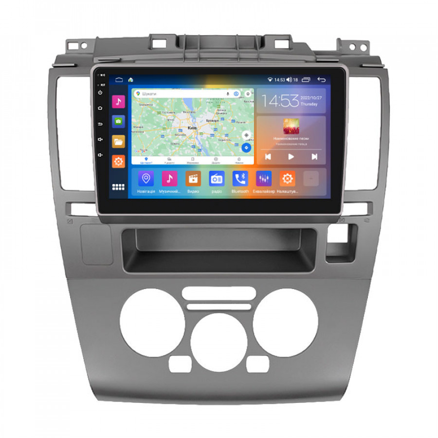 Штатная магнитола Lesko для Nissan Versa I 2006-2012 экран 9" 4/64Gb CarPlay 4G Wi-Fi GPS Prime
