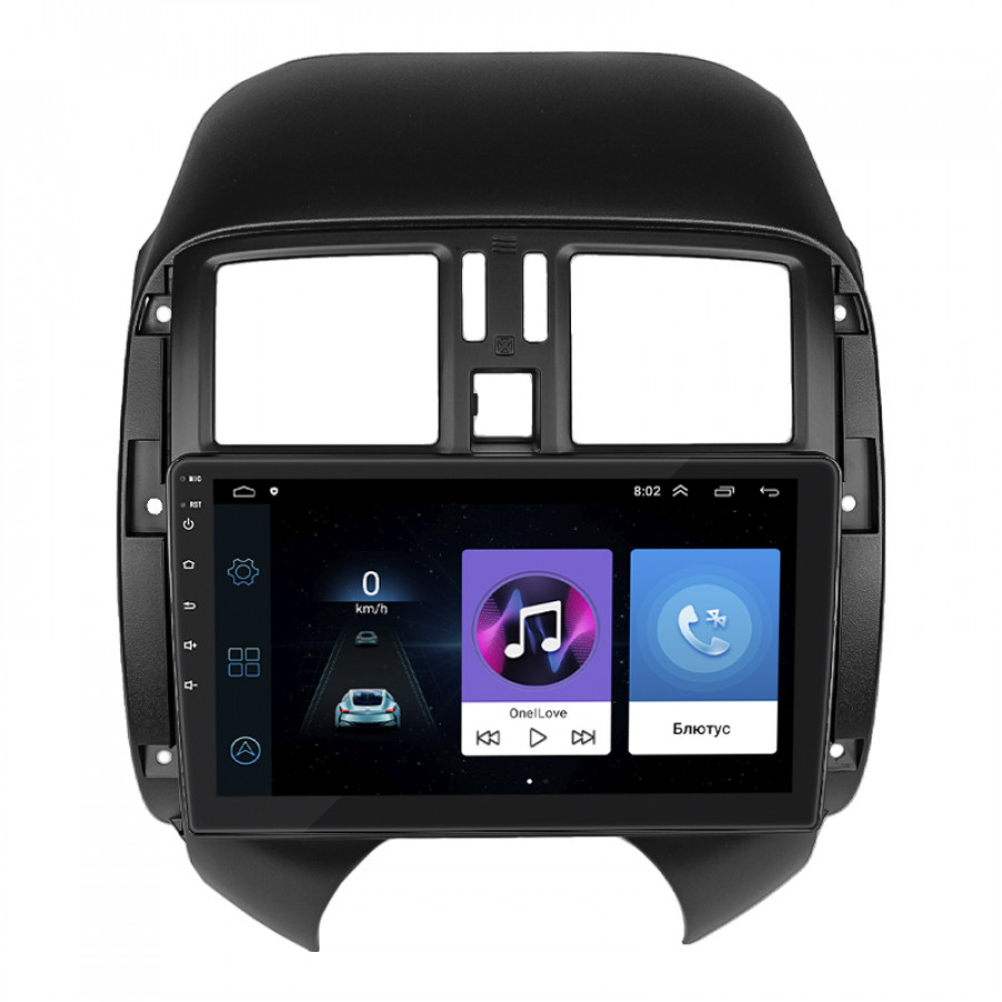 Штатная магнитола Lesko для Nissan Versa II 2012-2014 экран 9" 2/32Gb Wi-Fi GPS Base