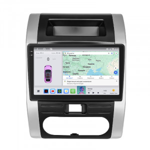 Штатная магнитола Lesko для Nissan X-Trail II 2007-2011 экран 10" 4/64 QLED CarPlay 4G Wi-Fi GPS 360 Prime